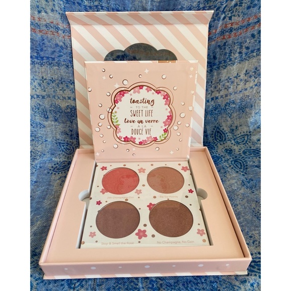 Blushlighter Highlighter Makeup Palette & Makeup Blender Bundled Set NIB NWT - Picture 8 of 15